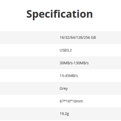 Dual Slim Hiksemi USB Pen Drive 256GB