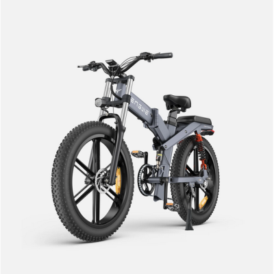 ENGWE  X26  1200W.  Velocidade máxima 25 km/h.  E-bike dobrável com suspensão tripla.