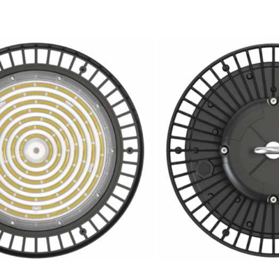 Campânula UFO led 200W com sensor deteção de movimento por micro-ondas. 5 Anos de garantia.