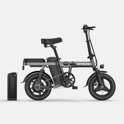 Bicicleta Elétrica Dobrável ENGWE T14 250W 55 km Alcance Máximo.  Velocidade Máxima 25 km/h.