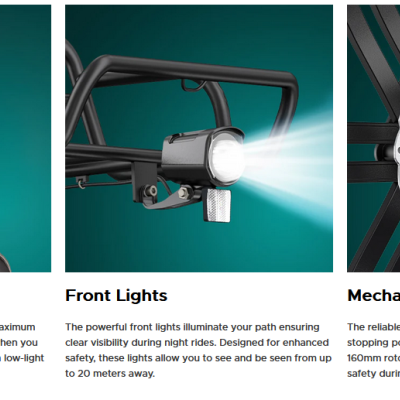 Bicicleta elétrica ENGWE L20 Boost 250W, Sensor de torque,  126 km autonomia. Velocidade máxima 25 km/h.  Suspensão dianteira.  Step-Thru E-bike.