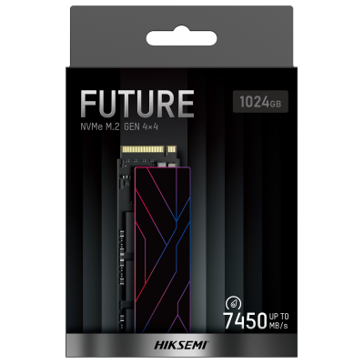 Embalagem de SSD NVMe M.2 FUTURE da HIKSEMI 1024GB