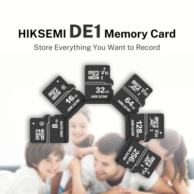 Cartões de memória microSD HIKSEMI DE1 com várias capacidades e velocidades