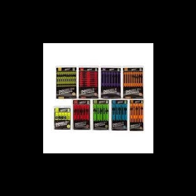 Conjunto de packs de canetas coloridas Double Pen em embalagens plásticas transparentes