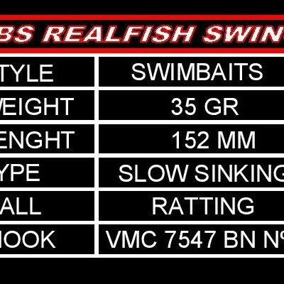 BBS Realfish Swing-Real Carp Bass 35731
