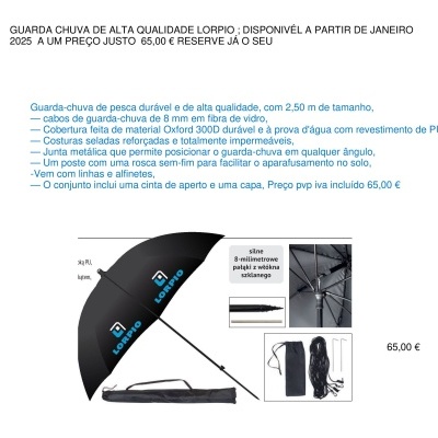 GUARDA CHUVA LORPIO COMPETIÇÃO E MATCH