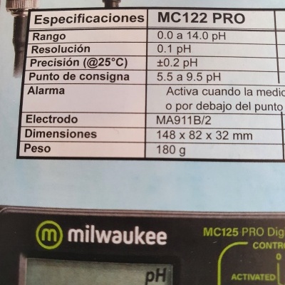Milwaukee - MC122 PRO Controlador de PH