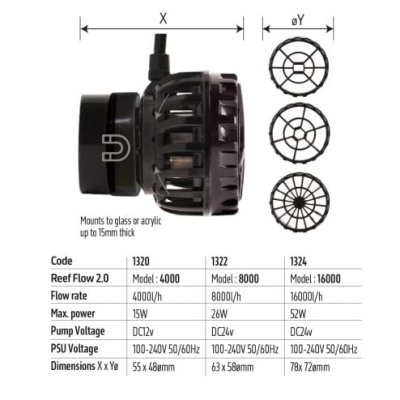 TMC REEF FLOW 2.0 DC - 4000 / 8000 / 16000