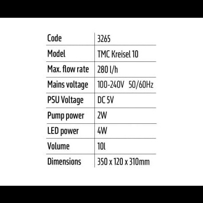Kreisel 15 e 10 - JellyFish Aquarium SET