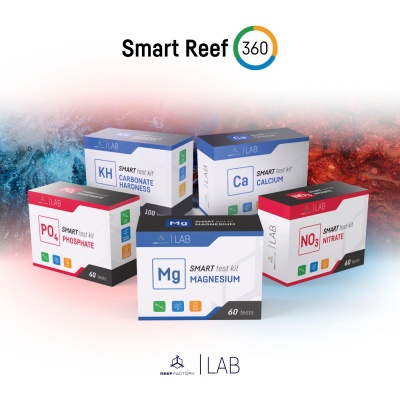 Reef Factory PACK SMART TEST  - KH / MG / CA / PO4 / NO3
