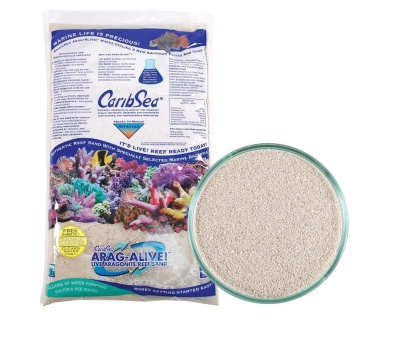 CaribSea Arag-Alive Live Aragonite Reef Sand