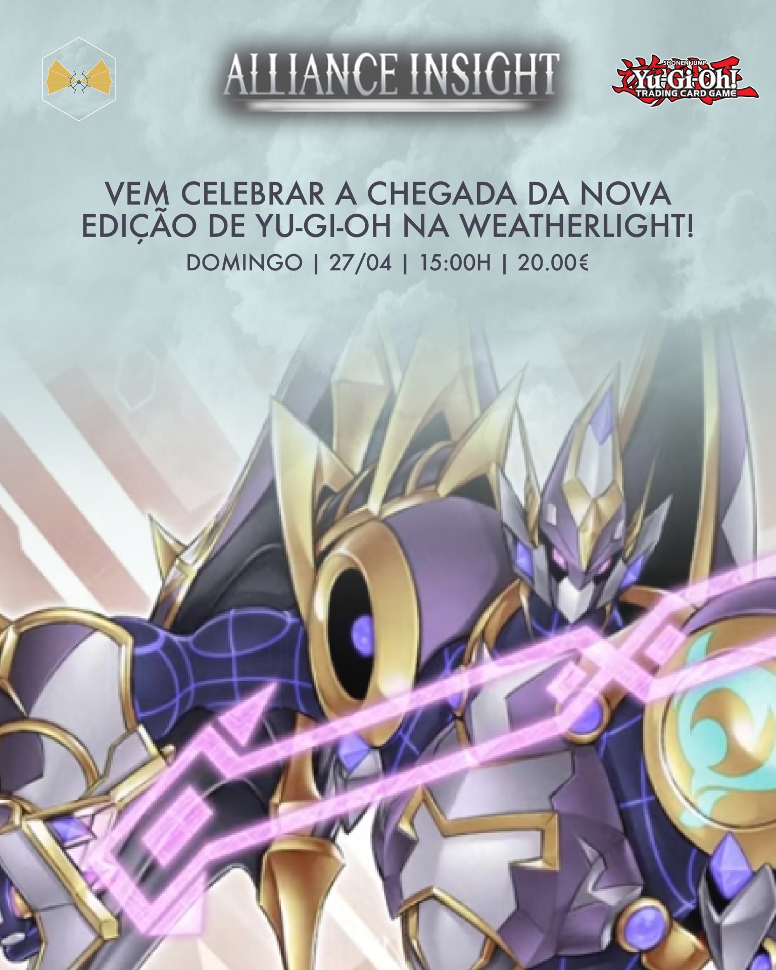 A próxima edição de Yu-Gi-Oh está mesmo quase a chegar - dia 27 de Abril aventuramo-nos em Alliance Insight! 🤩 A próxima edição de Yu-Gi-Oh está mesmo quase a chegar - dia 27 de Abril aventuramo-nos em Alliance Insight! 🤩
