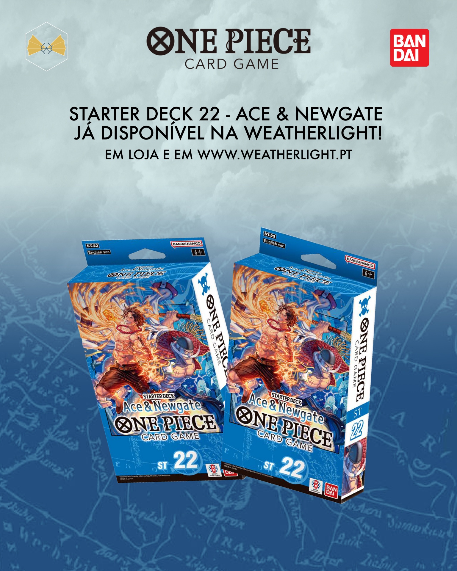 Ace e Newgate juntam forças no mais recente Starter Deck Azul! 🔥