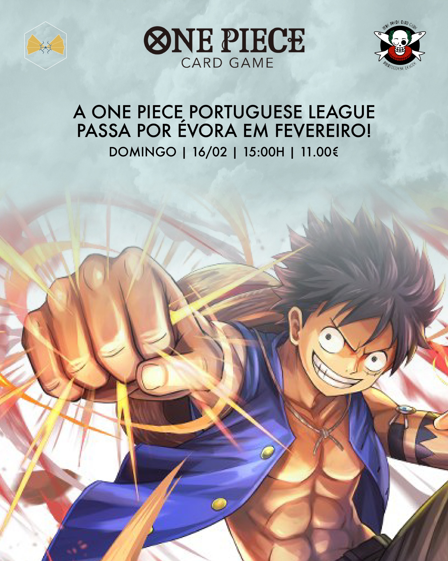 Em Fevereiro, a One Piece Portuguese League ruma até Évora com a Weatherlight! ⛵️ Em Fevereiro, a One Piece Portuguese League ruma até Évora com a Weatherlight! ⛵️