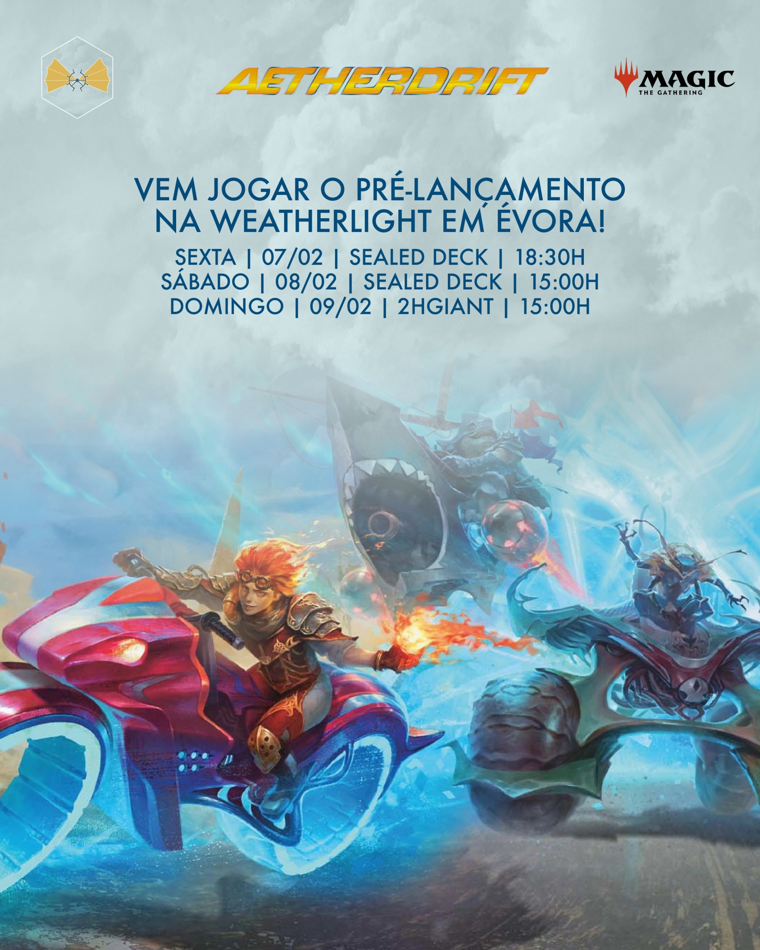 Este fim-de-semana vai ser em grande, com muito Magic: the Gathering em Évora! 🤩 Este fim-de-semana vai ser em grande, com muito Magic: the Gathering em Évora! 🤩