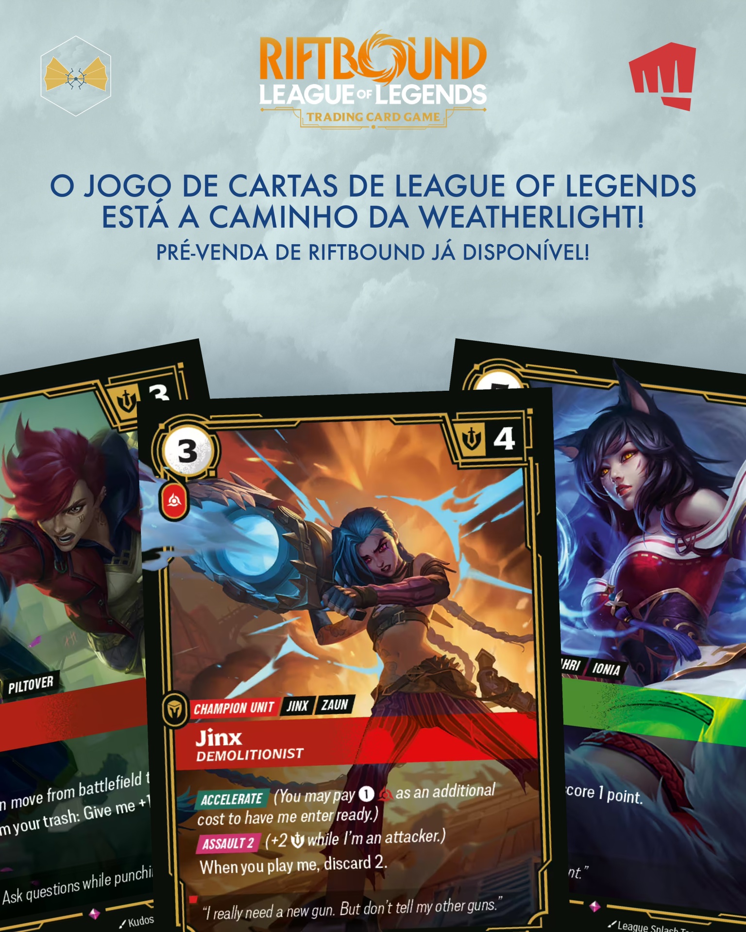Riftbound está cada vez mais perto! 🥳 Riftbound está cada vez mais perto! 🥳