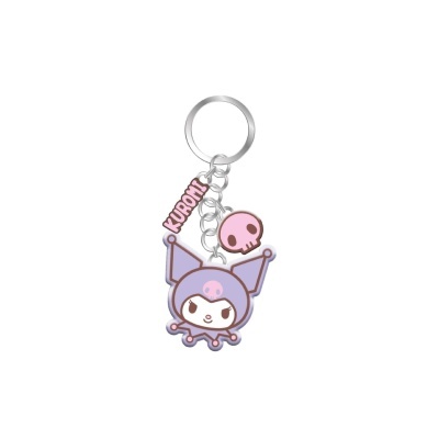 Metal Keychain - Sanrio - Kuromi (9 cm)