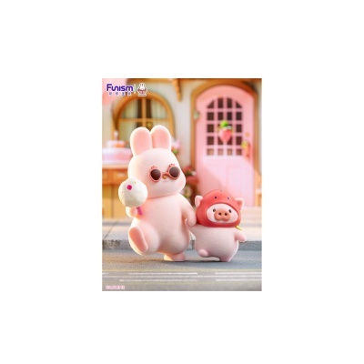 Mini Figura Funism: Momo Bunny - Strawberry Town Series (10 cm)