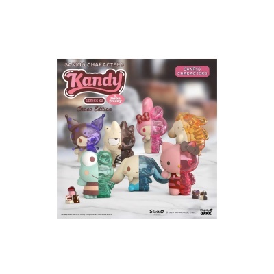 Mini Figura Mighty Jaxx: Kandy x Sanrio ft. Jason Freeny - Collection Series 2 (Choco Ed.) - 1 Uni.