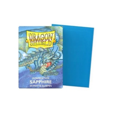 Dragon Shield Japanese Matte Sleeves - Sapphire (60 Sleeves)