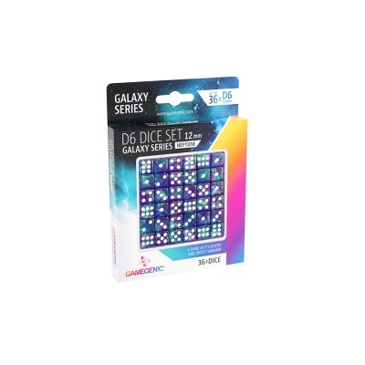 Gamegenic - Galaxy Series - Neptune - D6 Dice Set 12 mm (36 pcs)