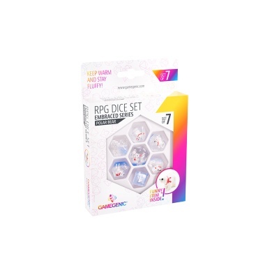 Gamegenic - Embraced Series - Polar Bear - RPG Dice Set (7pcs)