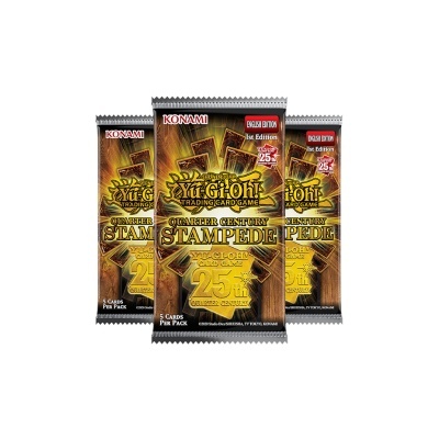 Pacotes de cartas Yu-Gi-Oh! 25º aniversário, edição Starter Century Stampede