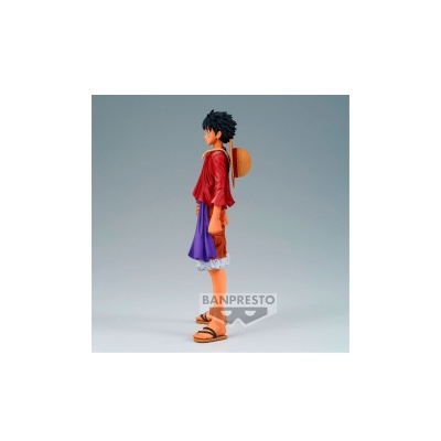 Figura de ação do personagem Monkey D. Luffy em roupa característica