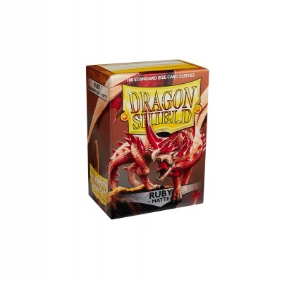 Dragon Shield Matte Sleeves - Ruby (100 Sleeves)