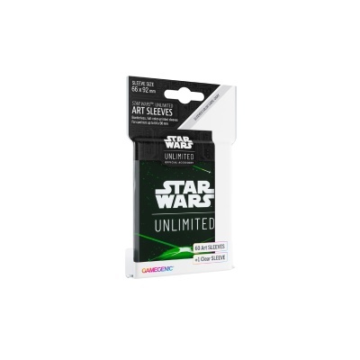 Gamegenic - Star Wars: Unlimited - Art Sleeves - Card Back Green (60 Sleeves)