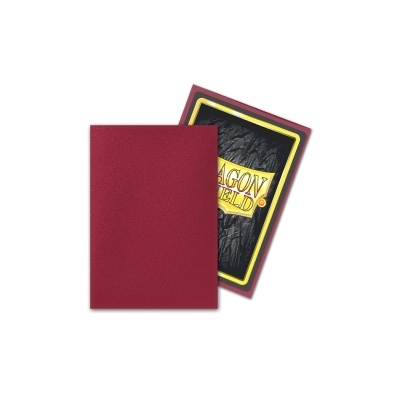 Dragon Shield Japanese Matte Sleeves - Blood Red (60 Sleeves)