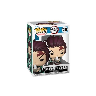 Figura Funko Pop Animation Tanjiro With Noodles Demon Slayer em embalagem