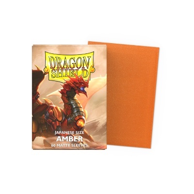 Dragon Shield Matte Sleeves - Amber (100 Sleeves)