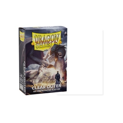 Dragon Shield Outer Sleeves - Matte Clear (100 Sleeves)