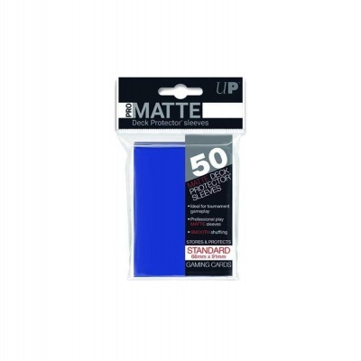 UP - Standard Sleeves - Pro-Matte - Non Glare - Blue (50 Sleeves)