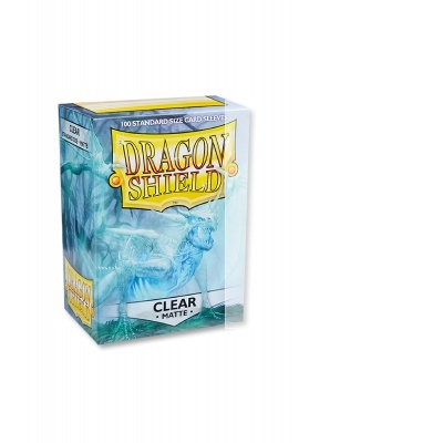 Dragon Shield Matte Sleeves - Clear (100 Sleeves)