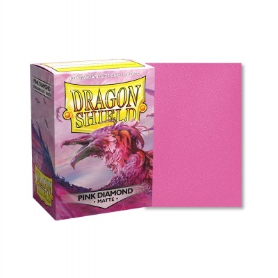Dragon Shield Matte Sleeves - Pink Diamond (100 Sleeves)