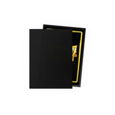 Dragon Shield Non-Glare Matte Sleeves - Black (100 Sleeves)