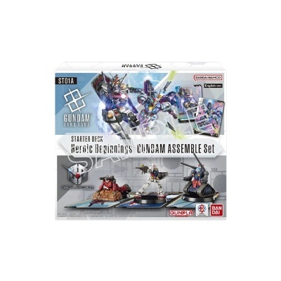 Gundam Card Game: GUNDAM ASSEMBLE Starter Deck Set - Heroic Beginnings (ST-01A)