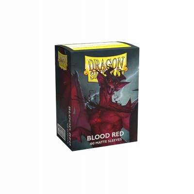 Dragon Shield Matte Sleeves - Blood Red 'Simurag' (100 Sleeves)