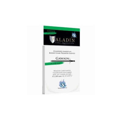 Paladin Sleeves - Gawain - Premium Standard American 57 x 89 mm (55 Sleeves)