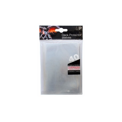 UP - Deck Protector Sleeves - Clear Top Loading Oversized (40ct)