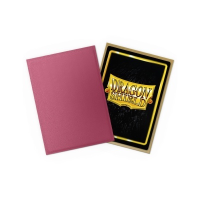 Dragon Shield Dual Matte Sleeves - Pomegranate & Gold (100 Sleeves)