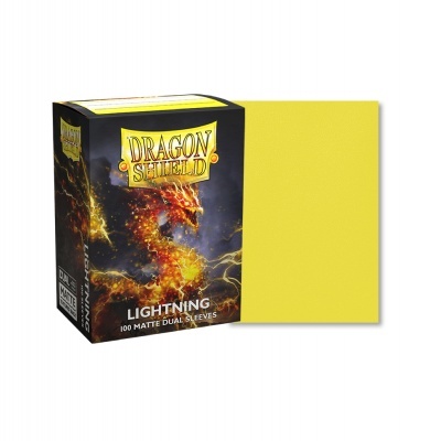 Dragon Shield Dual Matte Sleeves - Lightning 'Ailia' (100 Sleeves)