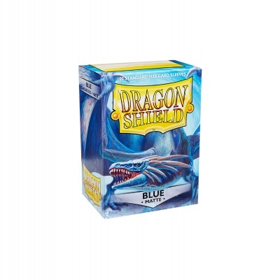 Dragon Shield Matte Sleeves - Blue (100 Sleeves)