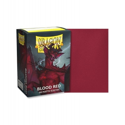 Dragon Shield Matte Sleeves - Blood Red 'Simurag' (100 Sleeves)