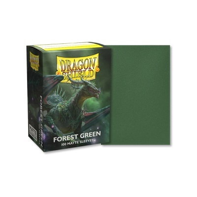 Dragon Shield Matte Sleeves - Forest Green (100 Sleeves)