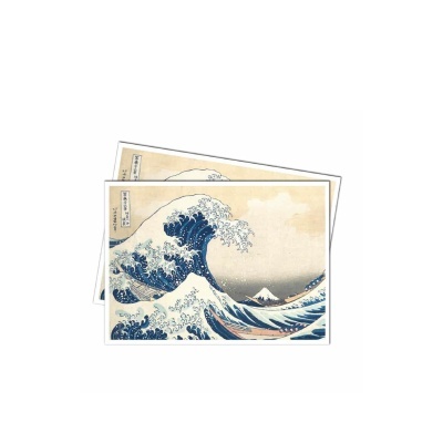 UP - APEX Deck Protector Sleeves - The Great Wave Off Kanagawa (105 Sleeves)