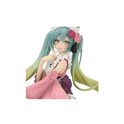 Figura Furyu: Hatsune Miku - Exceed Creative - Matcha Green Tea Parfait Cherry Blossom (20 cm)