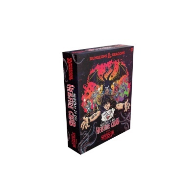 Caixa de jogo de tabuleiro Dungeons & Dragons Stranger Things Hellfire Club